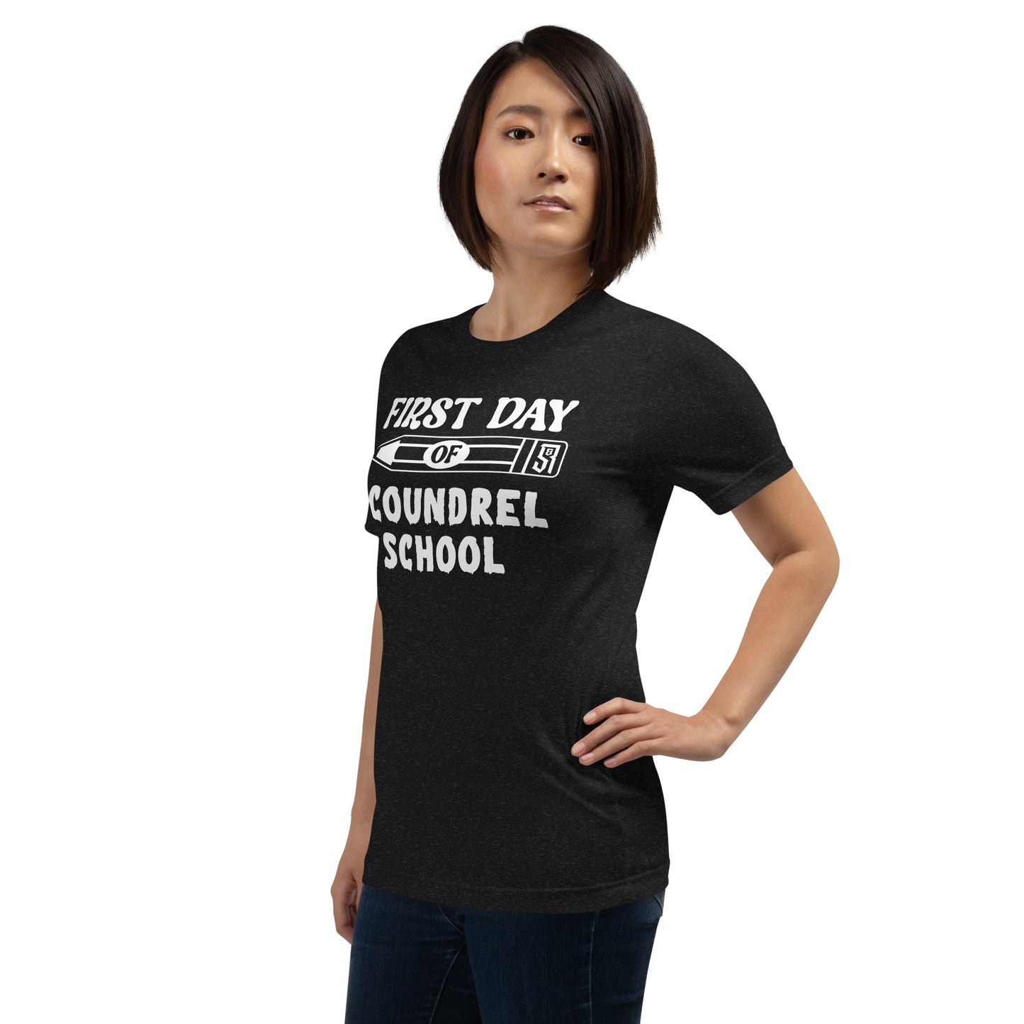 First Day of Scoundrel School Unisex Retail Fit T-Shirt