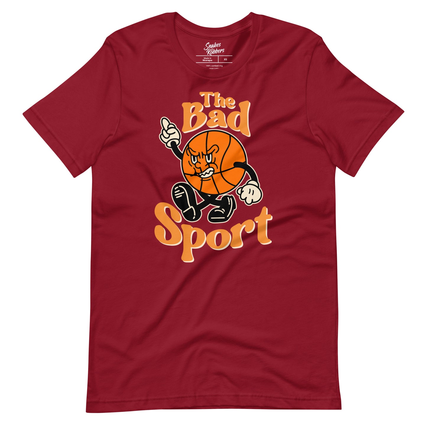 Basketball the Bad Sport Unisex Retail Fit T-Shirt