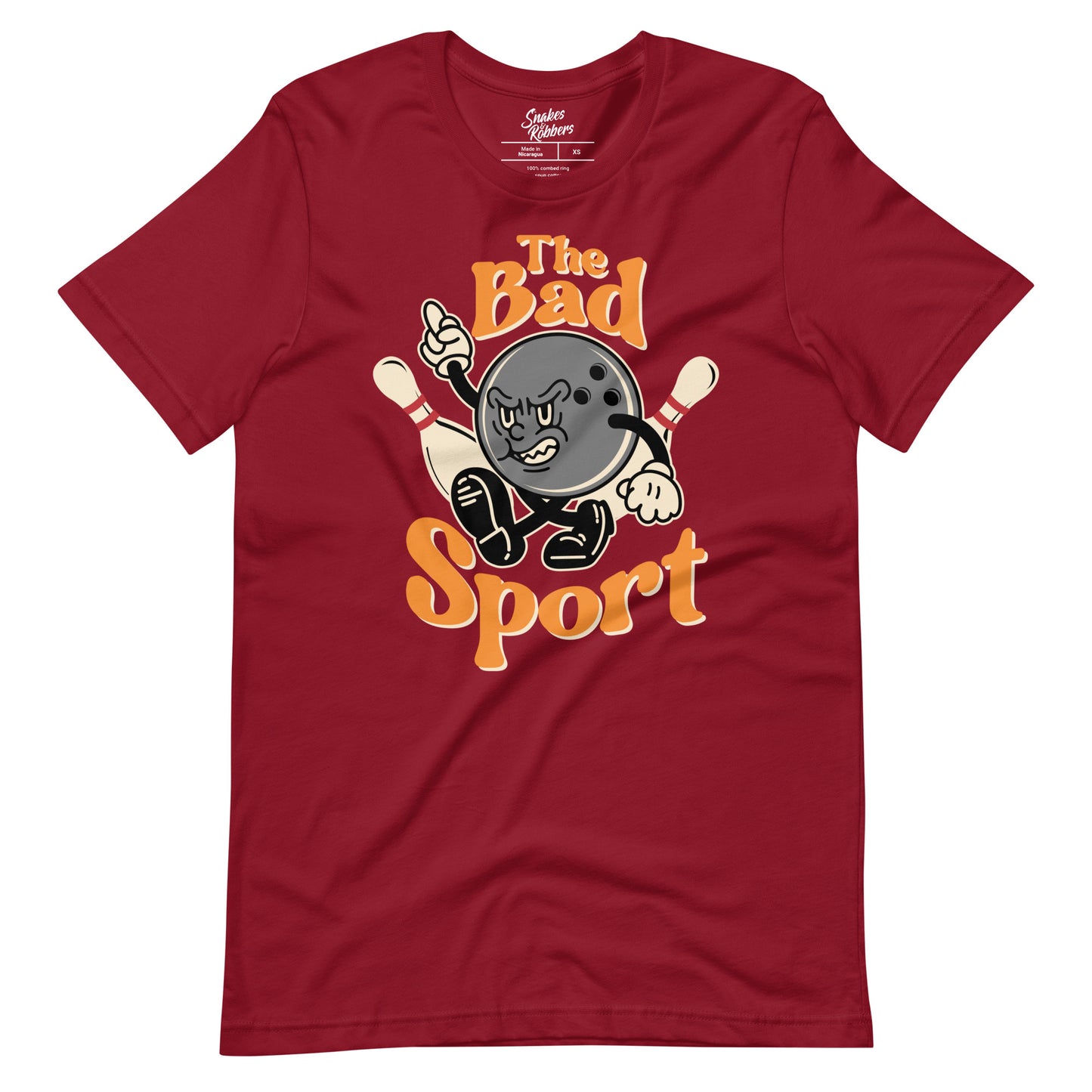 Bowling The Bad Sport Unisex Retail Fit T-Shirt