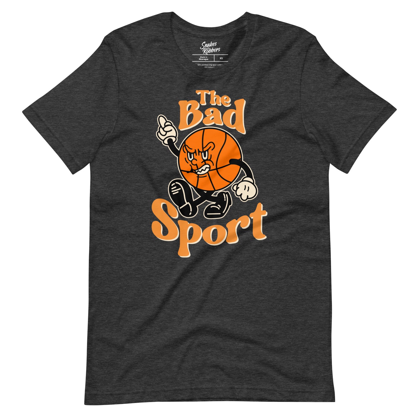 Basketball the Bad Sport Unisex Retail Fit T-Shirt