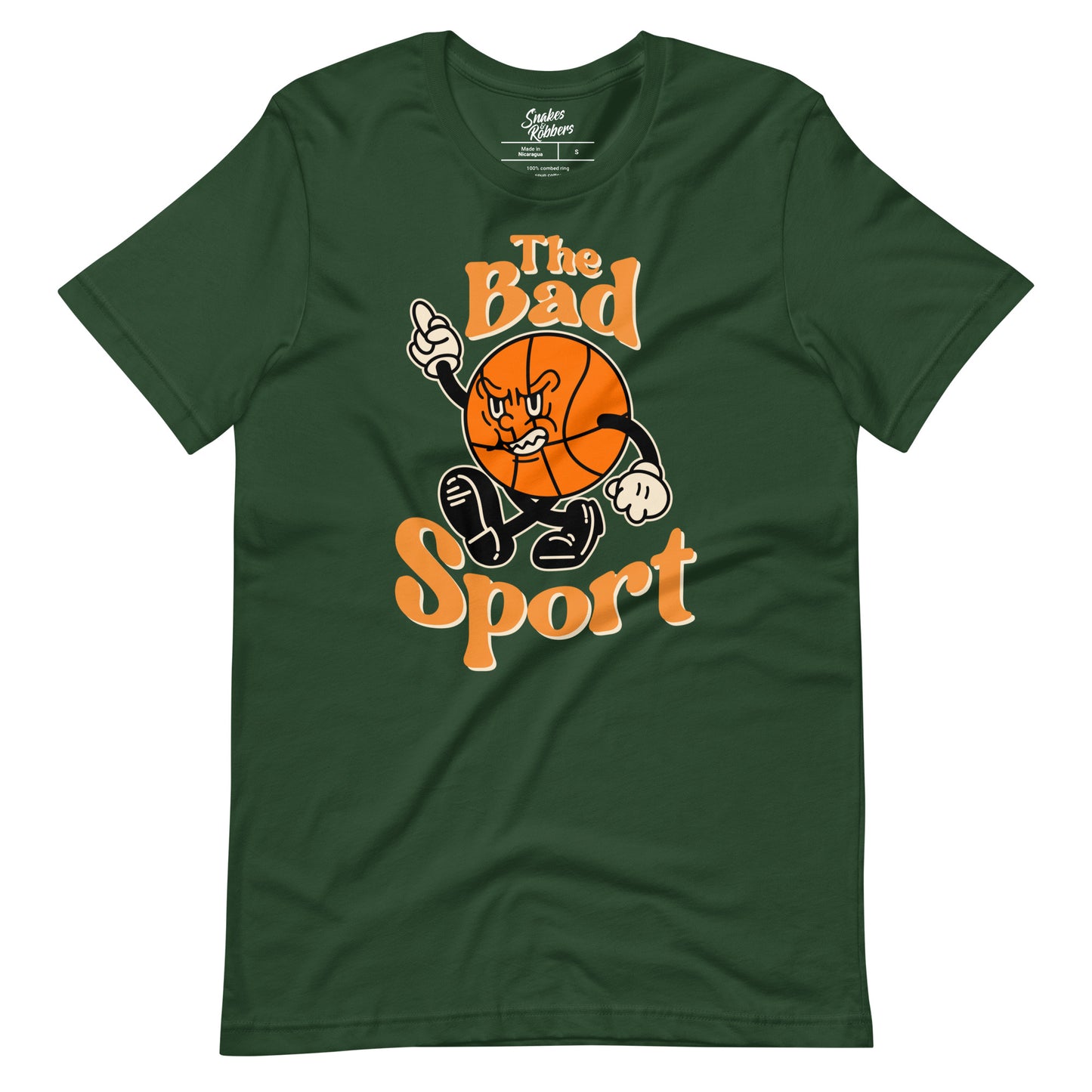 Basketball the Bad Sport Unisex Retail Fit T-Shirt