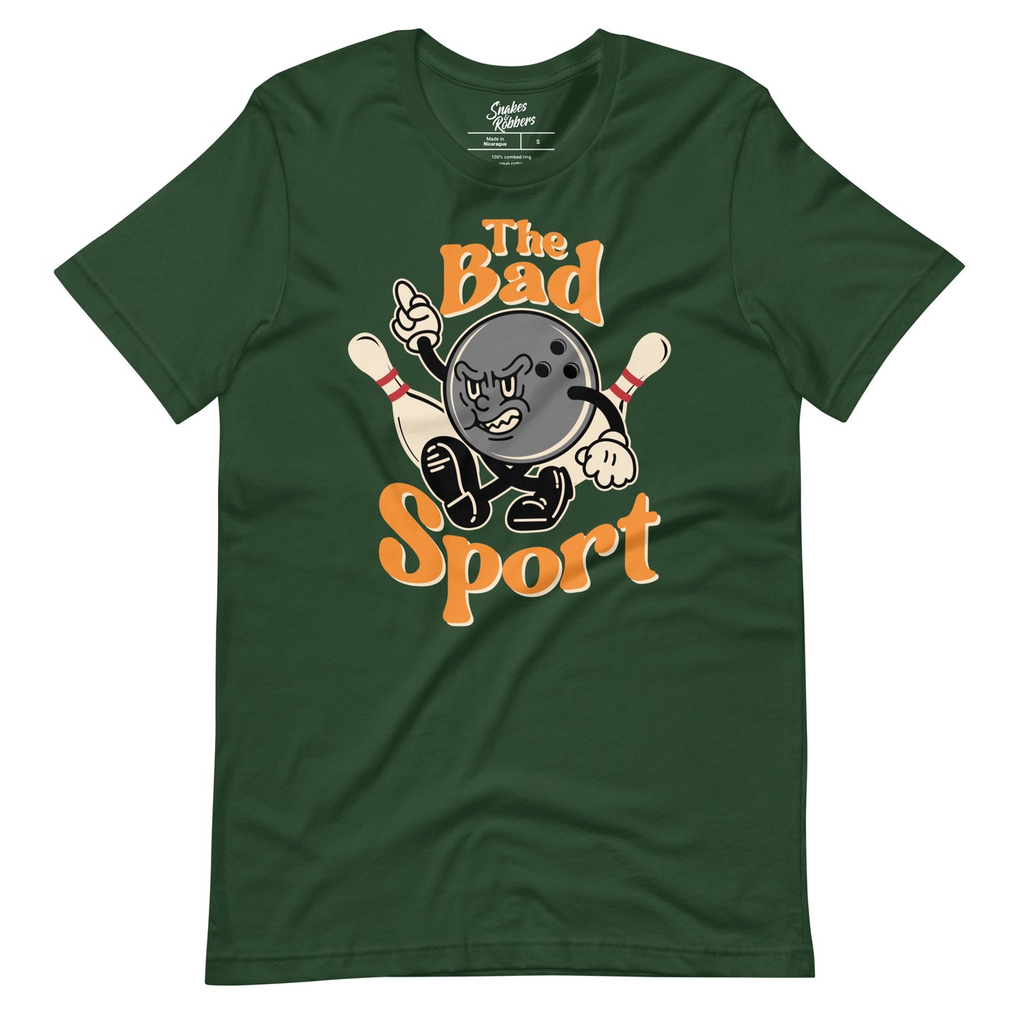 Bowling The Bad Sport Unisex Retail Fit T-Shirt