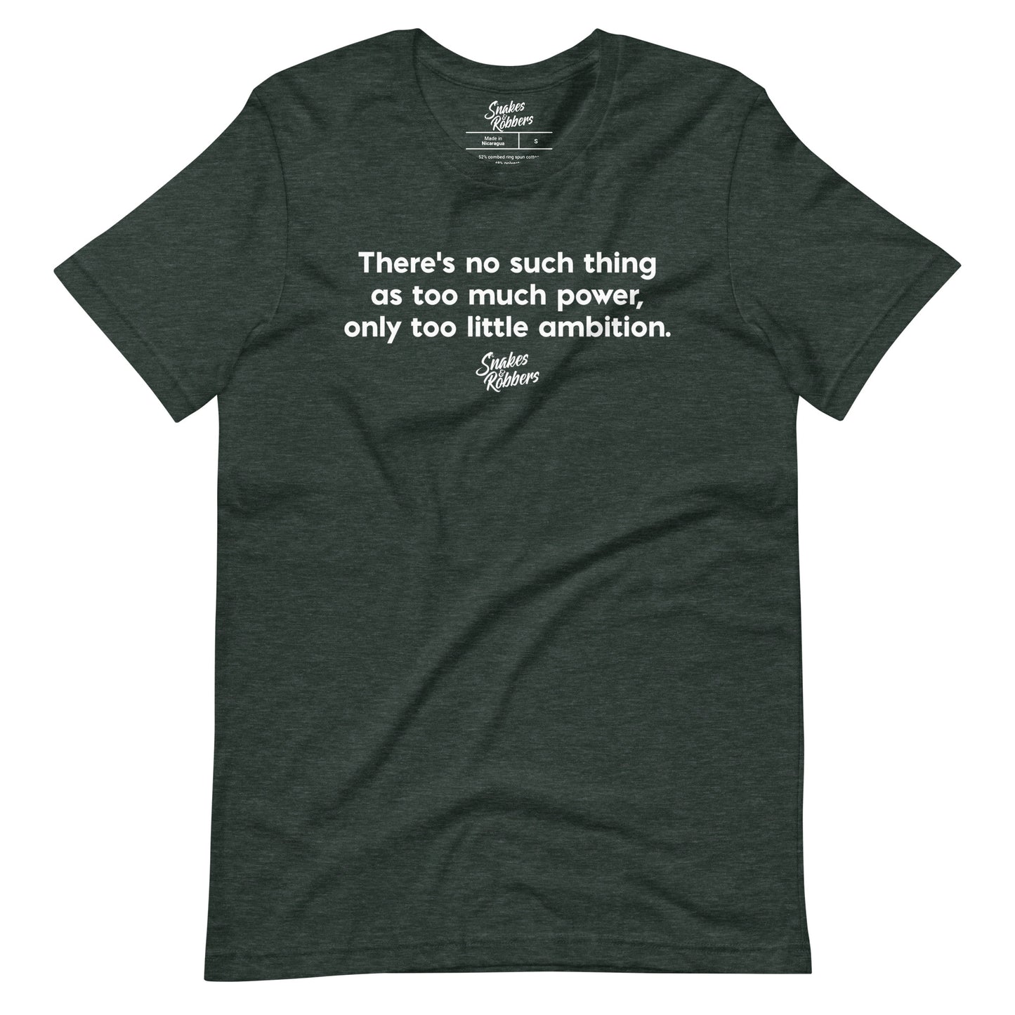 There's no such thing as too much power Unisex Retail Fit T-Shirt