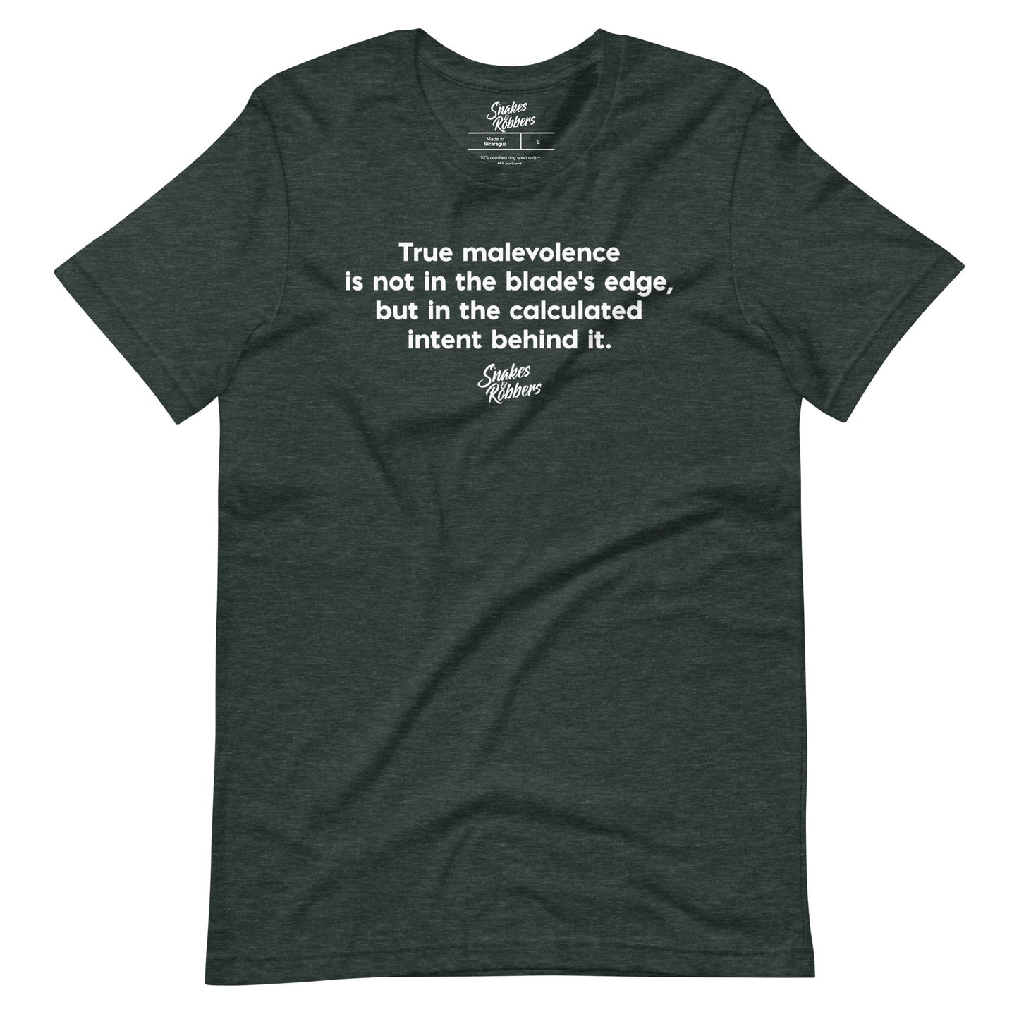 True malevolence is not in the blade's edge Unisex Retail Fit T-Shirt