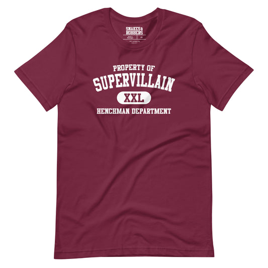 Property of Supervillain Unisex Retail Fit T-Shirt