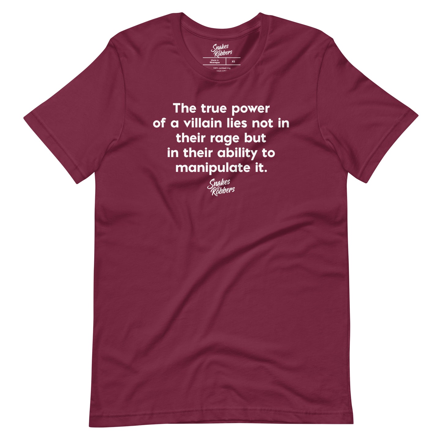 The true power of a villain Unisex Retail Fit T-Shirt