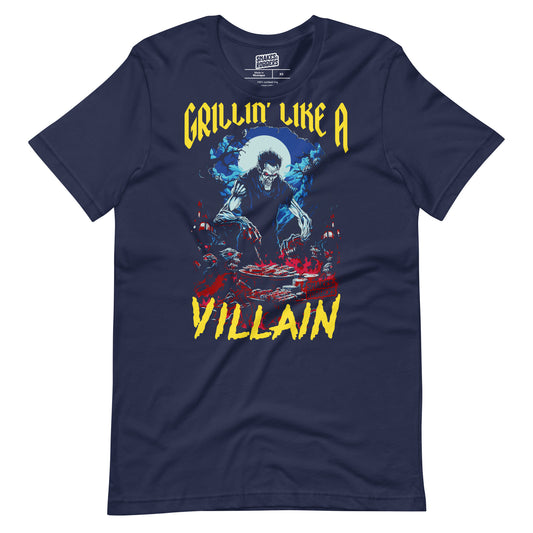 Grillin' like a Villain Ghoul Unisex Retail Fit T-Shirt
