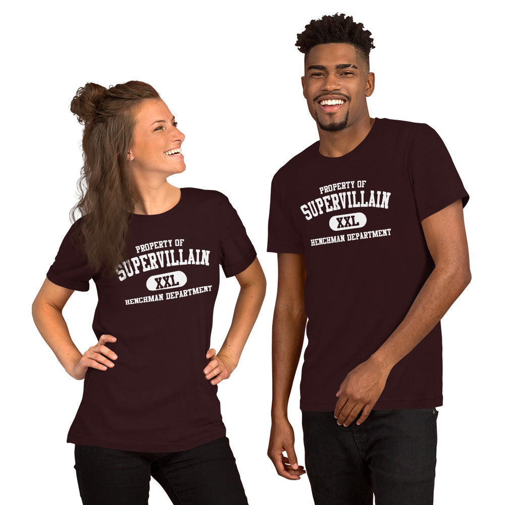 Property of Supervillain Unisex Retail Fit T-Shirt