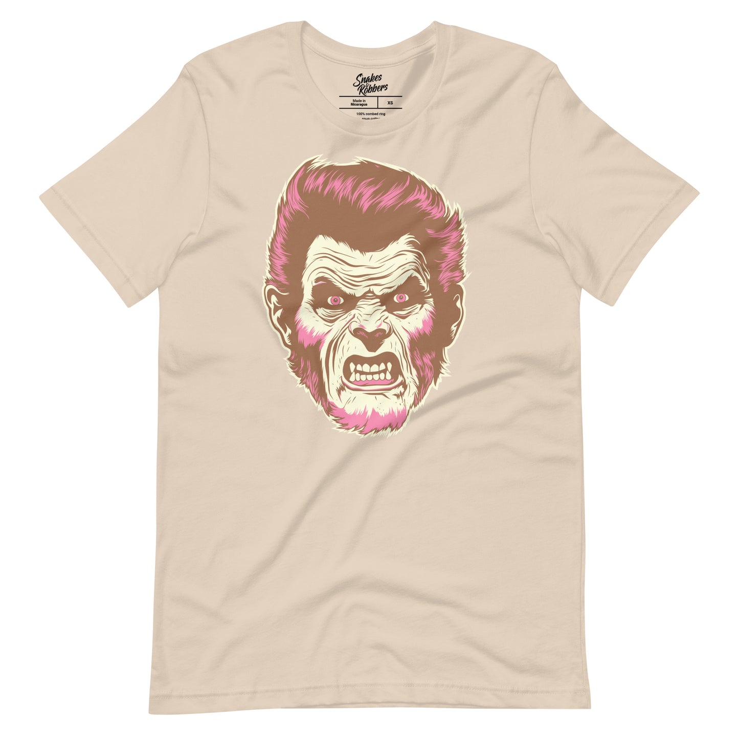 Soft Cream Wolfman Unisex Retail Fit T-shirt