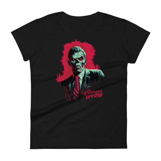 Villainous Lifestyle Zombie Women's Fashion Fit T-shirt