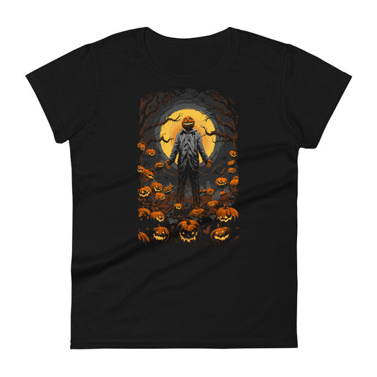Pumpkin King and the Field of Frights Women's Fashion Fit T-shirt