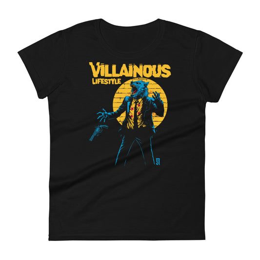 Villainous Lifestyle Werewolf Shootout Women's Fashion Fit T-shirt