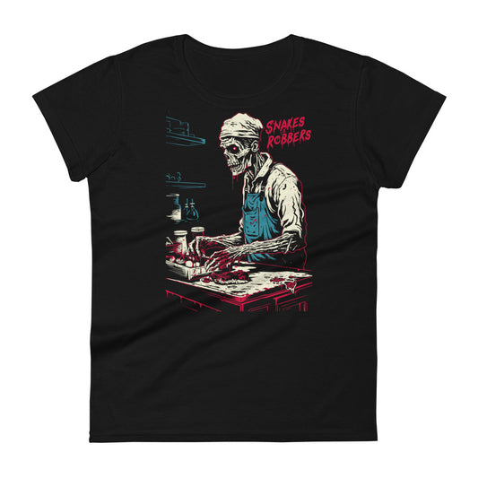 Butcher Shop Zombie Women's Fashion Fit T-shirt