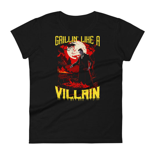 Grillin' like a Villain Dracula Women's Fashion Fit T-shirt