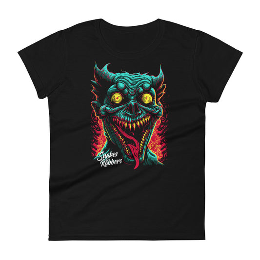 Psychedelic Demon Women's Fashion Fit T-shirt