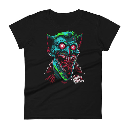 Psychedelic Dracula Women's Fashion Fit T-shirt