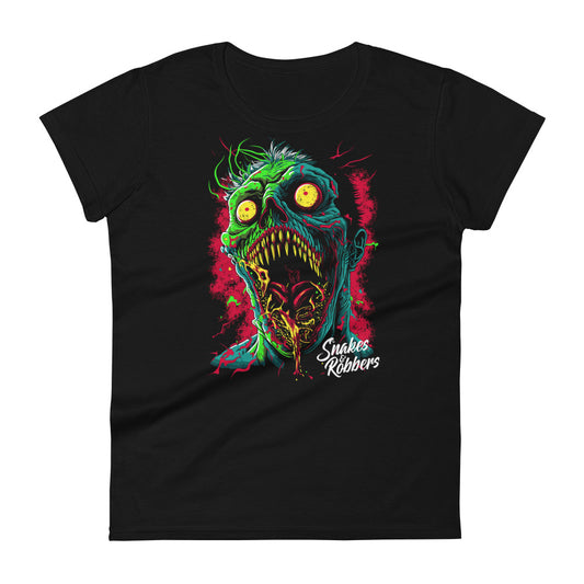 Psychedelic Zombie Women's Fashion Fit T-shirt