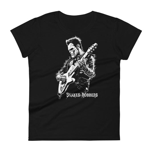 Rock Star Frankenstein Women's Fashion Fit T-shirt