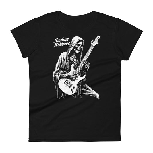 Rock Star Grim Reaper Women's Fashion Fit T-shirt
