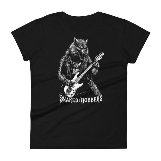 Rock Star Werewolf Women's Fashion Fit T-shirt