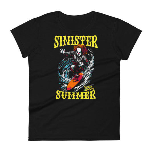 Sinister Summer Clown Women's Fashion Fit T-shirt