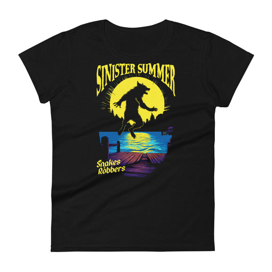 Sinister Summer Werewolf Women's Fashion Fit T-shirt