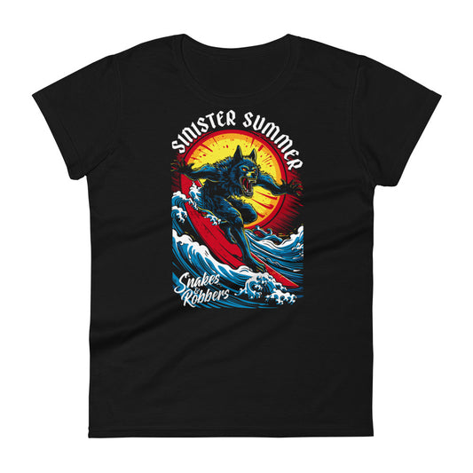 Sinister Summer Werewolf Women's Fashion Fit T-shirt