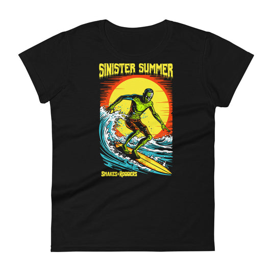 Sinister Summer Zombie Women's Fashion Fit T-shirt