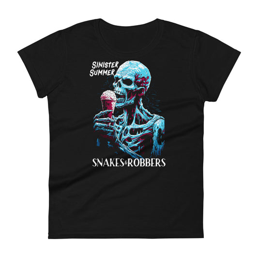 Sinister Summer Zombie Women's Fashion Fit T-shirt