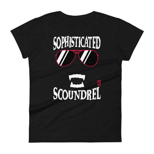 Sophisticated Scoundrel Women's Fashion Fit T-shirt