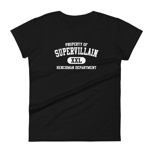 Property of Supervillain Women's Fashion Fit T-shirt