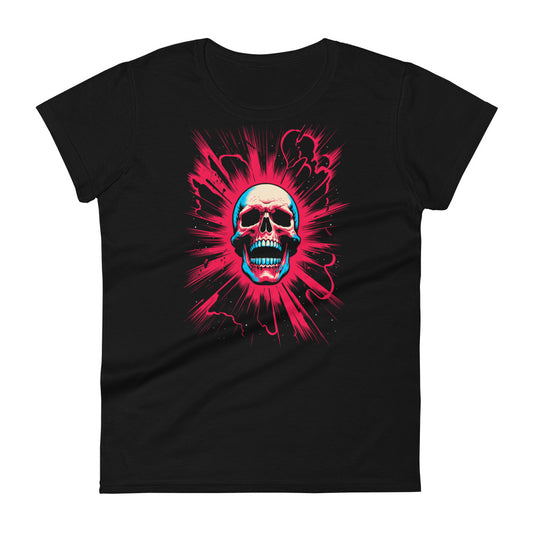 Cosmic Skull Women's Fashion Fit T-Shirt