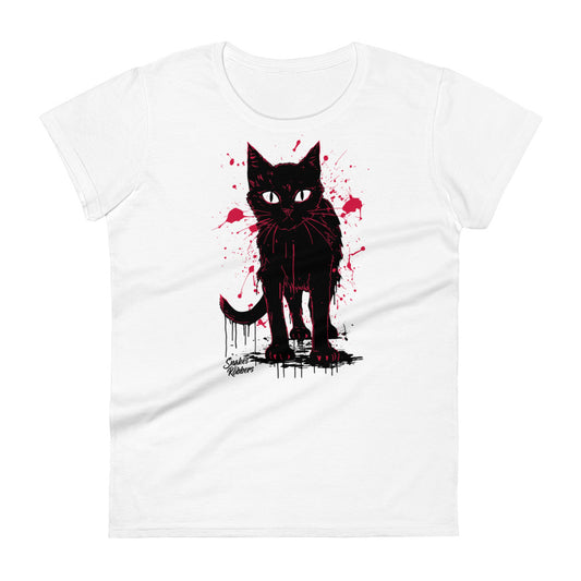 Cursed Cat Women's Fashion Fit T-shirt