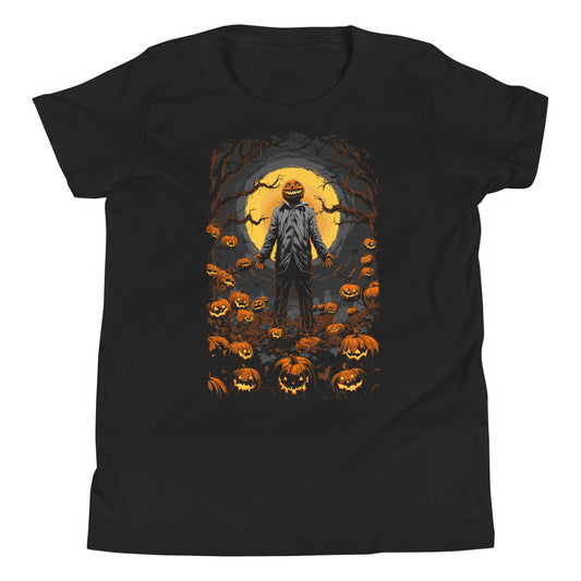 Pumpkin King and the Field of Frights Youth Short Sleeve T-Shirt