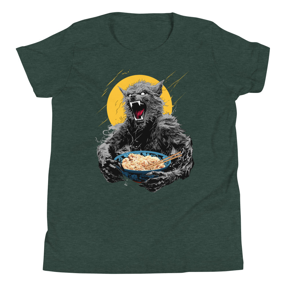 Ramen Wolf Youth Short Sleeve T-Shirt