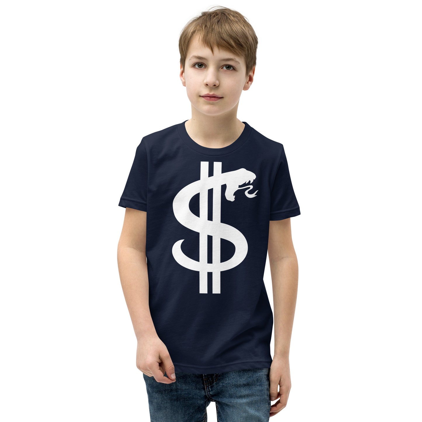 Snakes and Robbers dollar Youth Short Sleeve T-Shirt