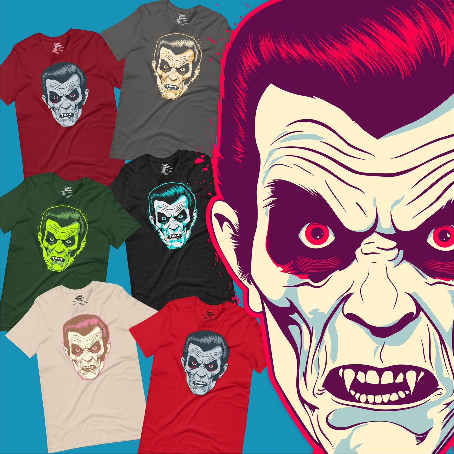 Dracula Unisex Retail Fit T-Shirts