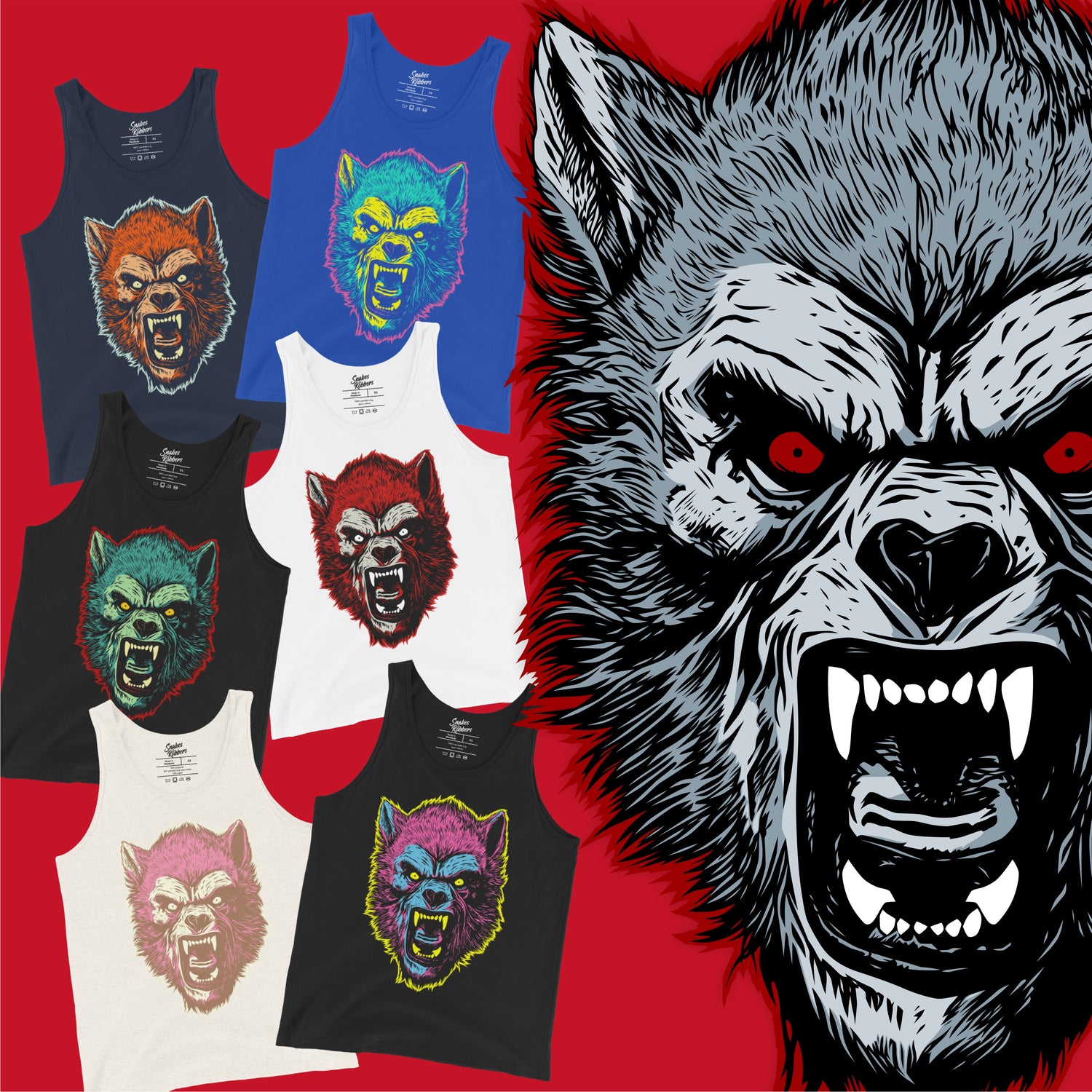 Werewolf Tank Tops