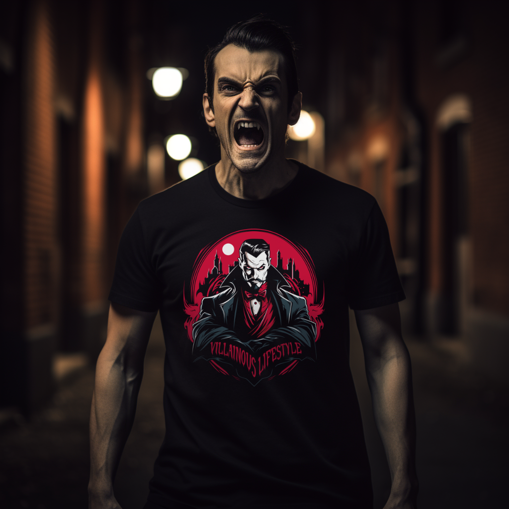 Villainous Lifestyle Dracula Unisex Retail Fit T-Shirt