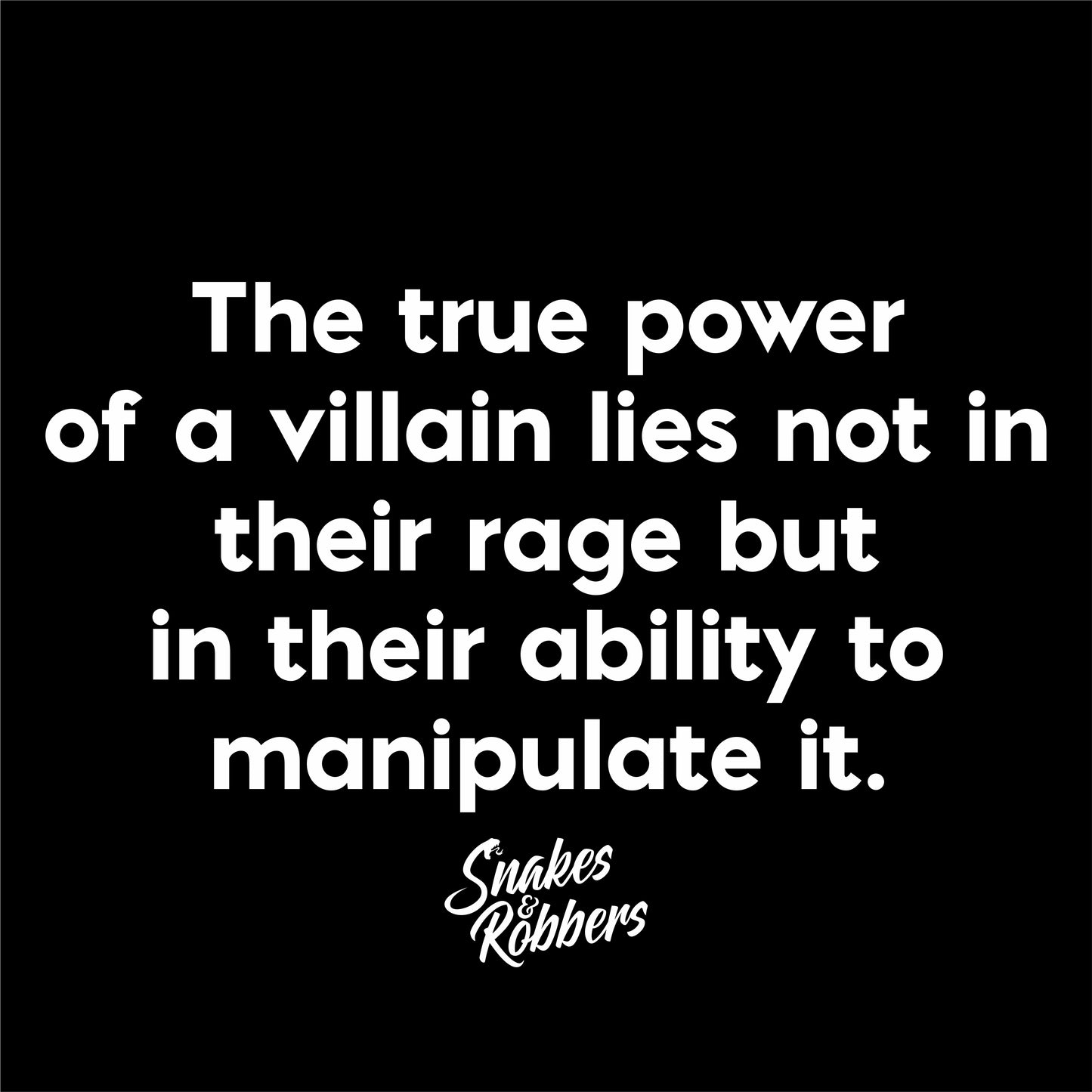 The true power of a villain Unisex Retail Fit T-Shirt