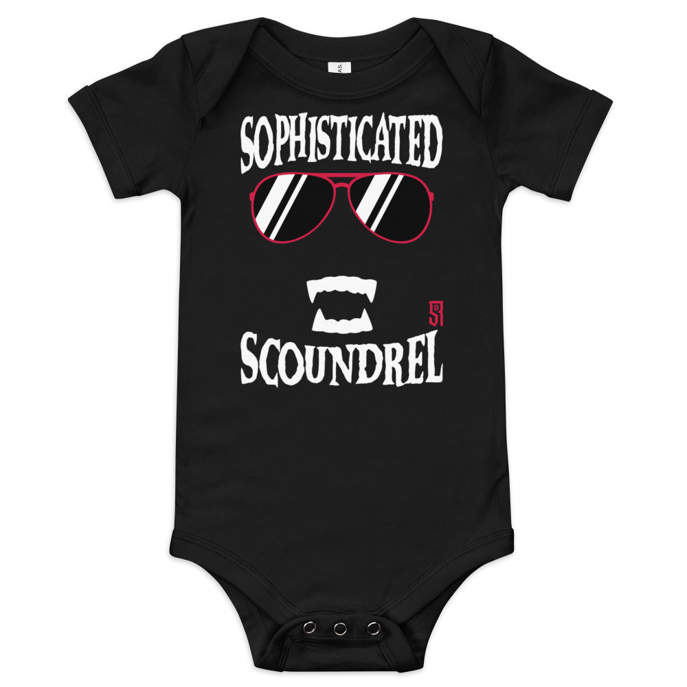 Sophisticated Scoundrel Baby short sleeve one piece