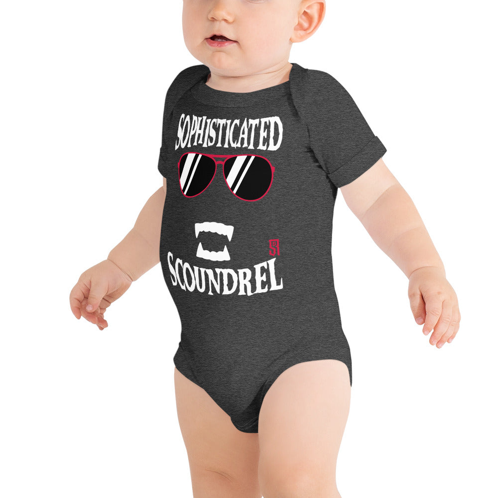 Sophisticated Scoundrel Baby short sleeve one piece