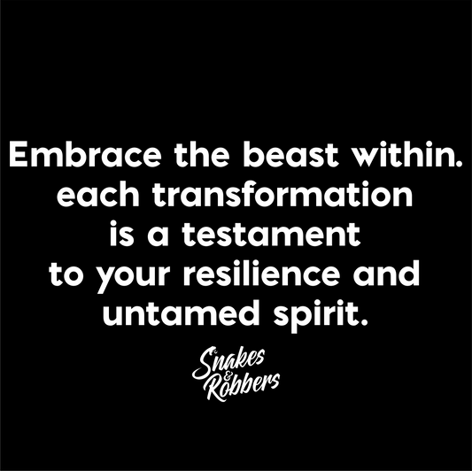 Embrace the beast within Unisex Retail Fit T-Shirt