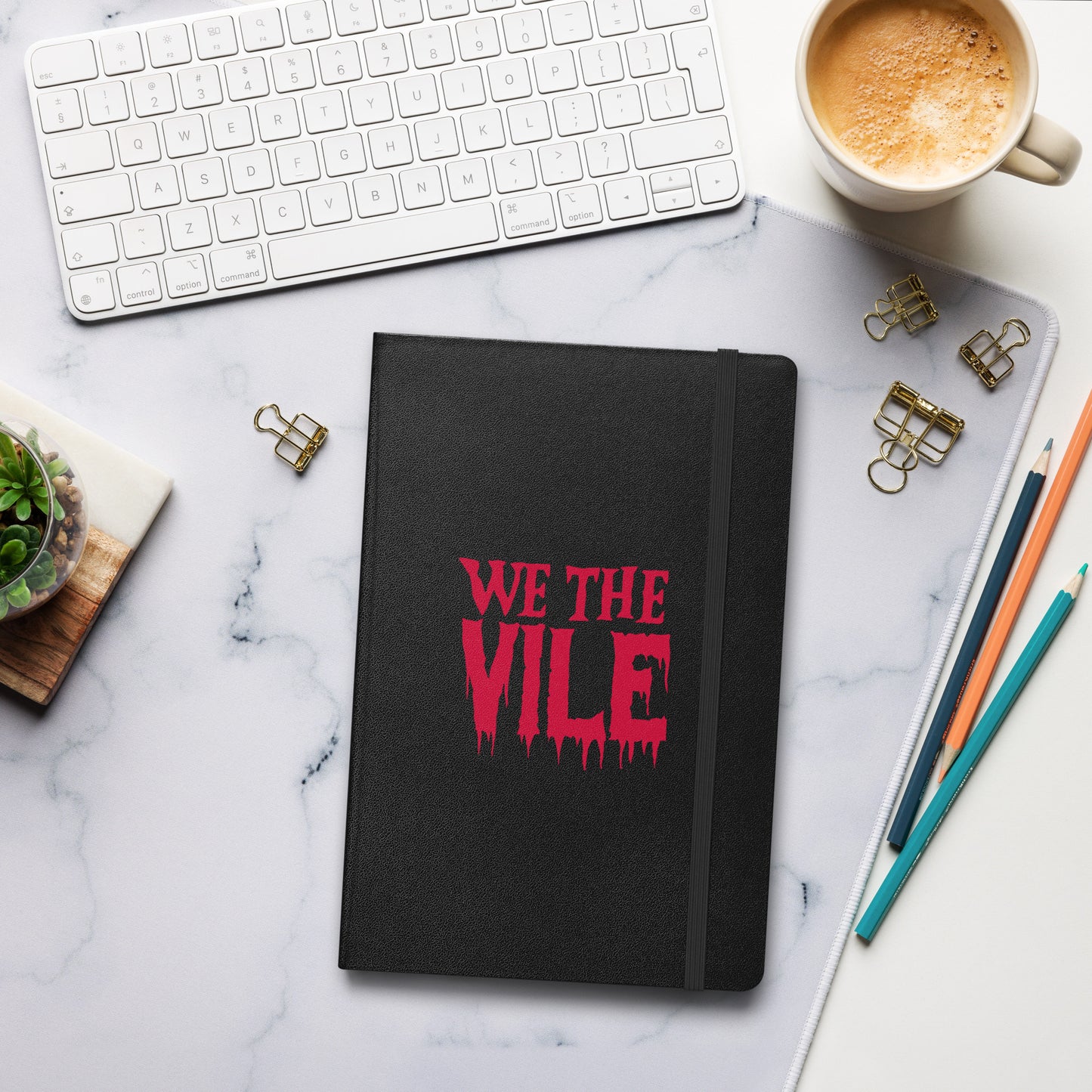 We the Vile Hardcover bound notebook