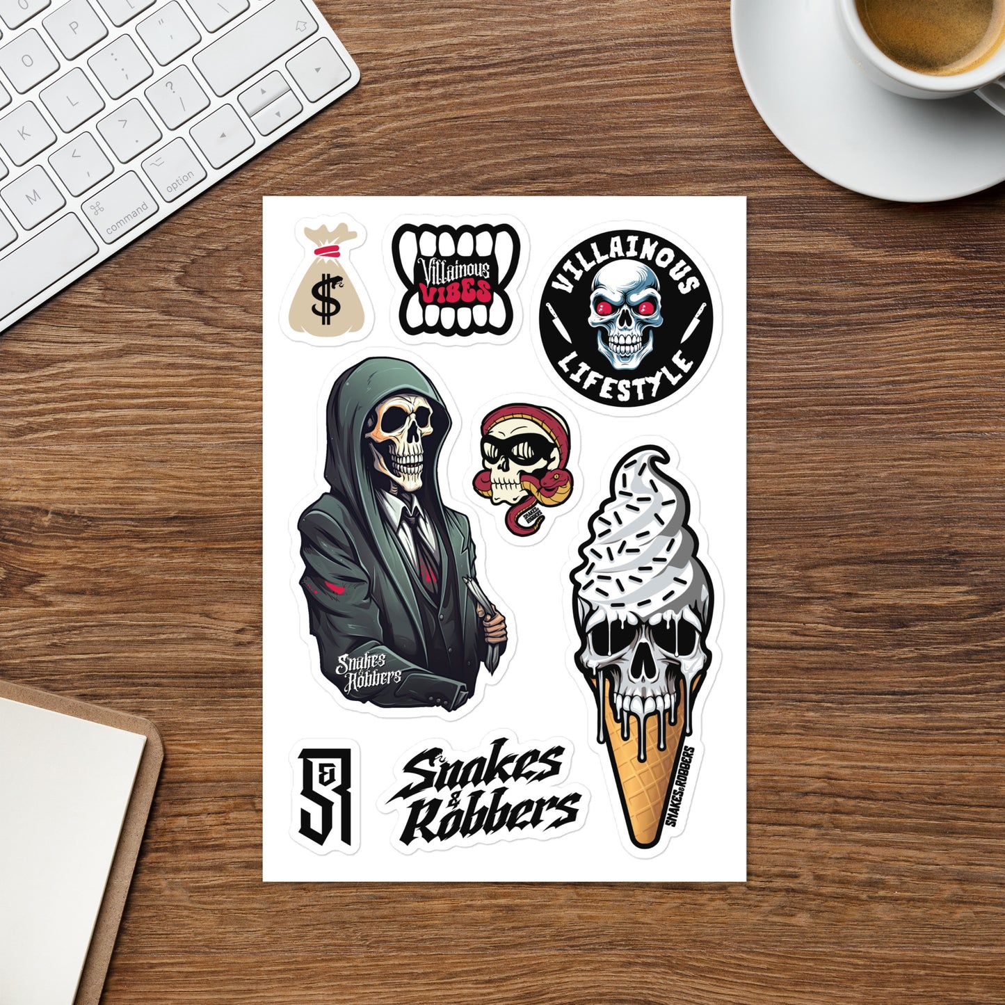 Grim Reaper Sticker sheet