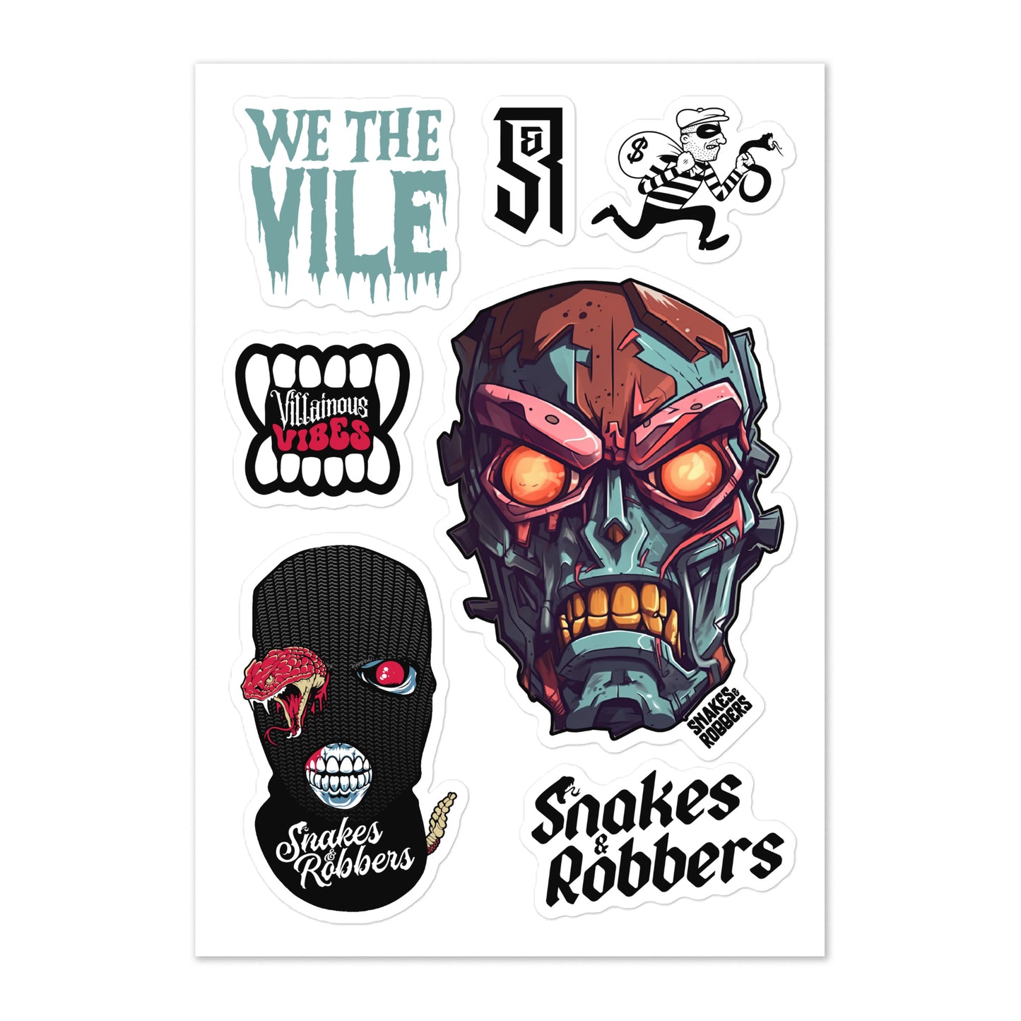 Robot Sticker sheet