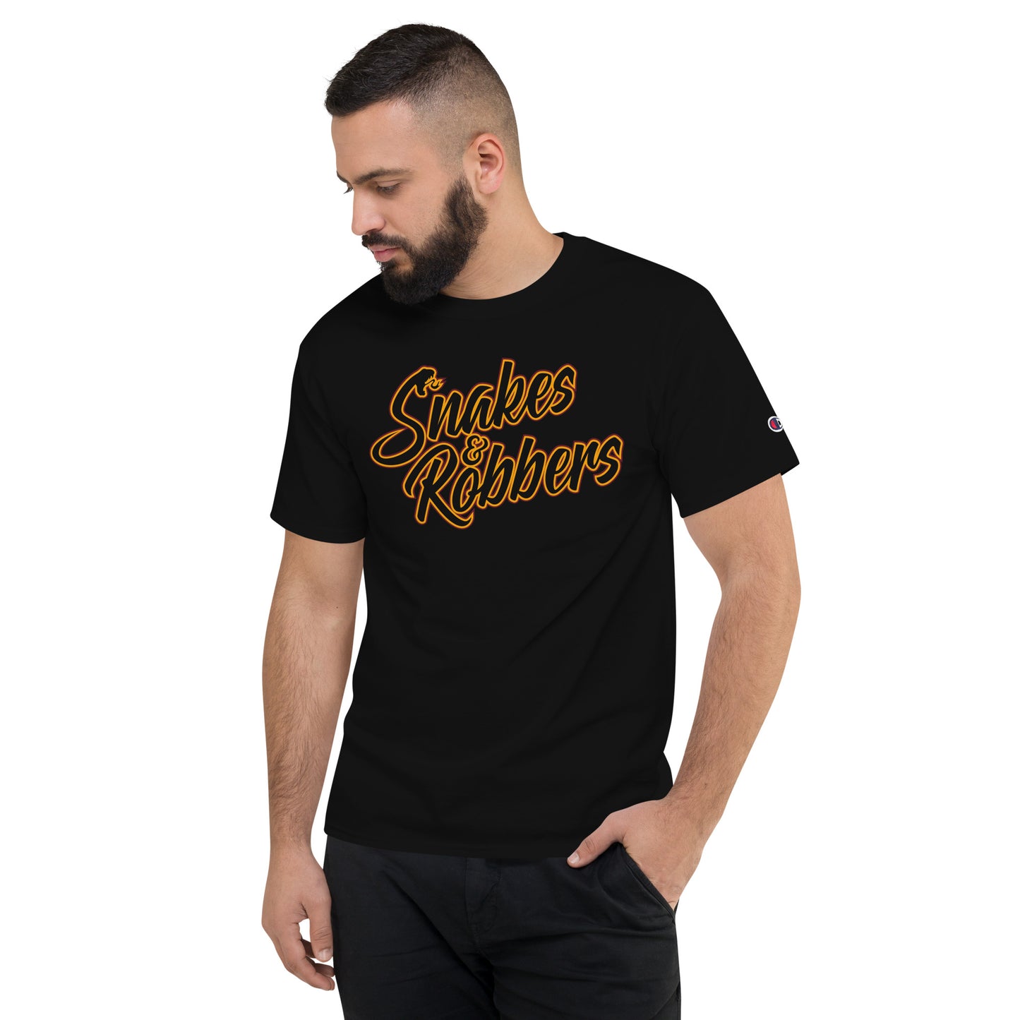 Snakes & Robbers Men's Champion Relaxed Fit T-shirt