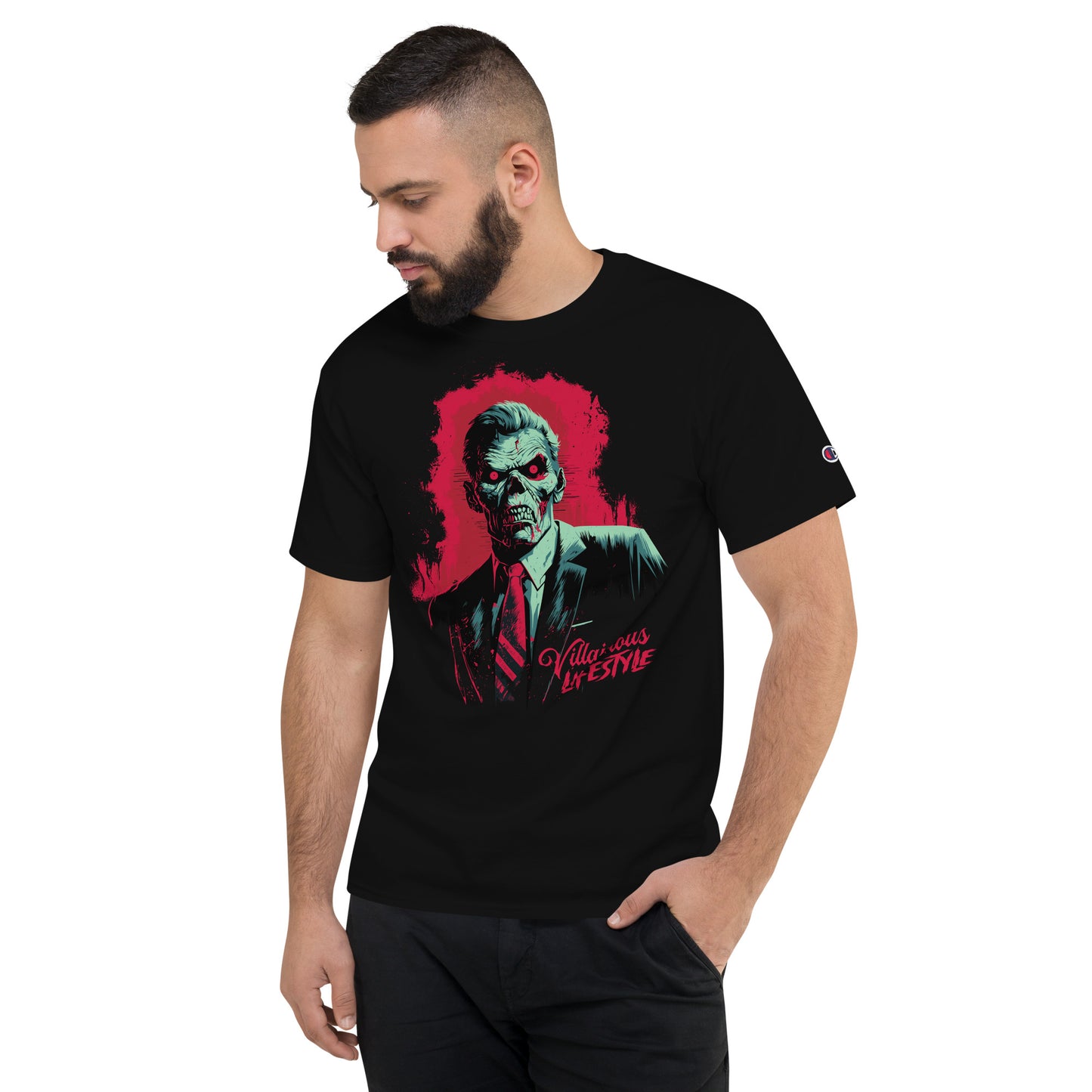 Villainous Lifestyle Zombie Men's Champion Relaxed Fit T-shirt