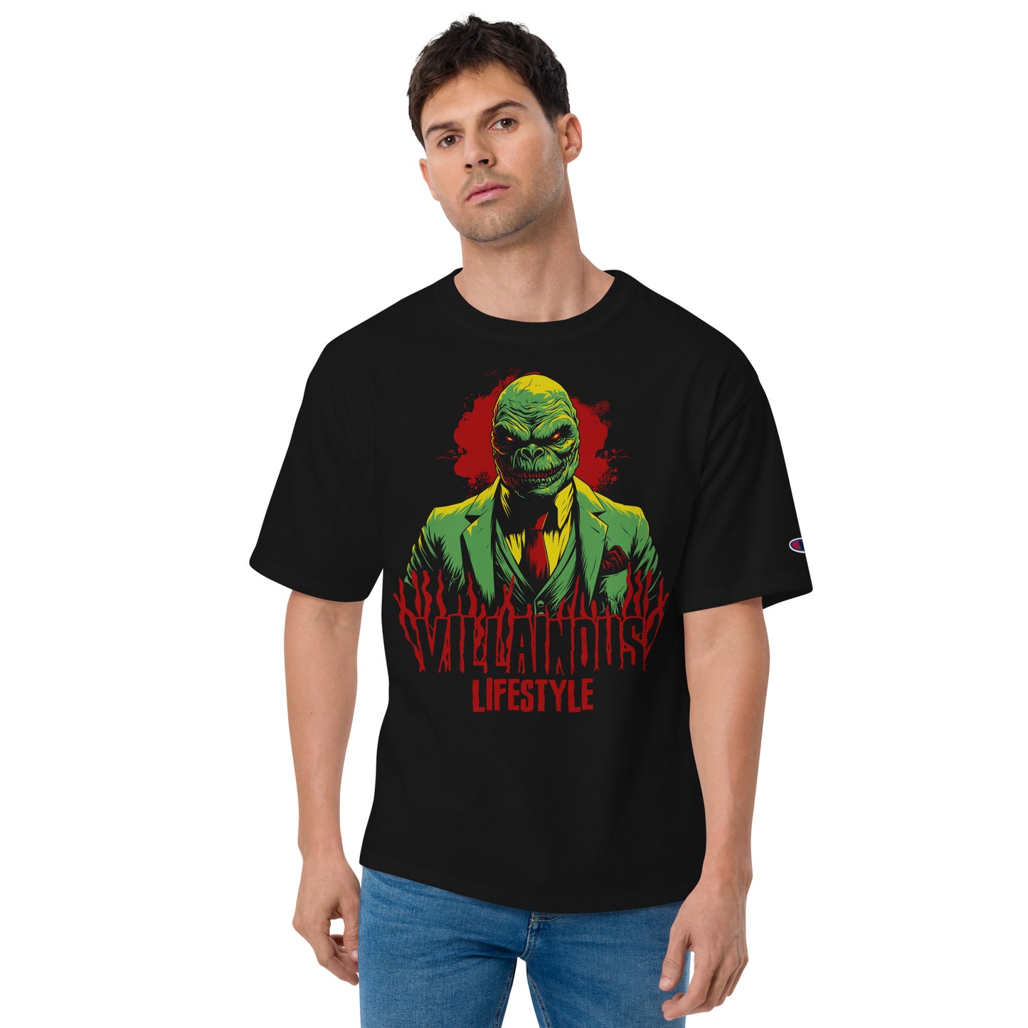 Villainous Lifestyle Gangster Creature Men's Champion Relaxed Fit T-shirt