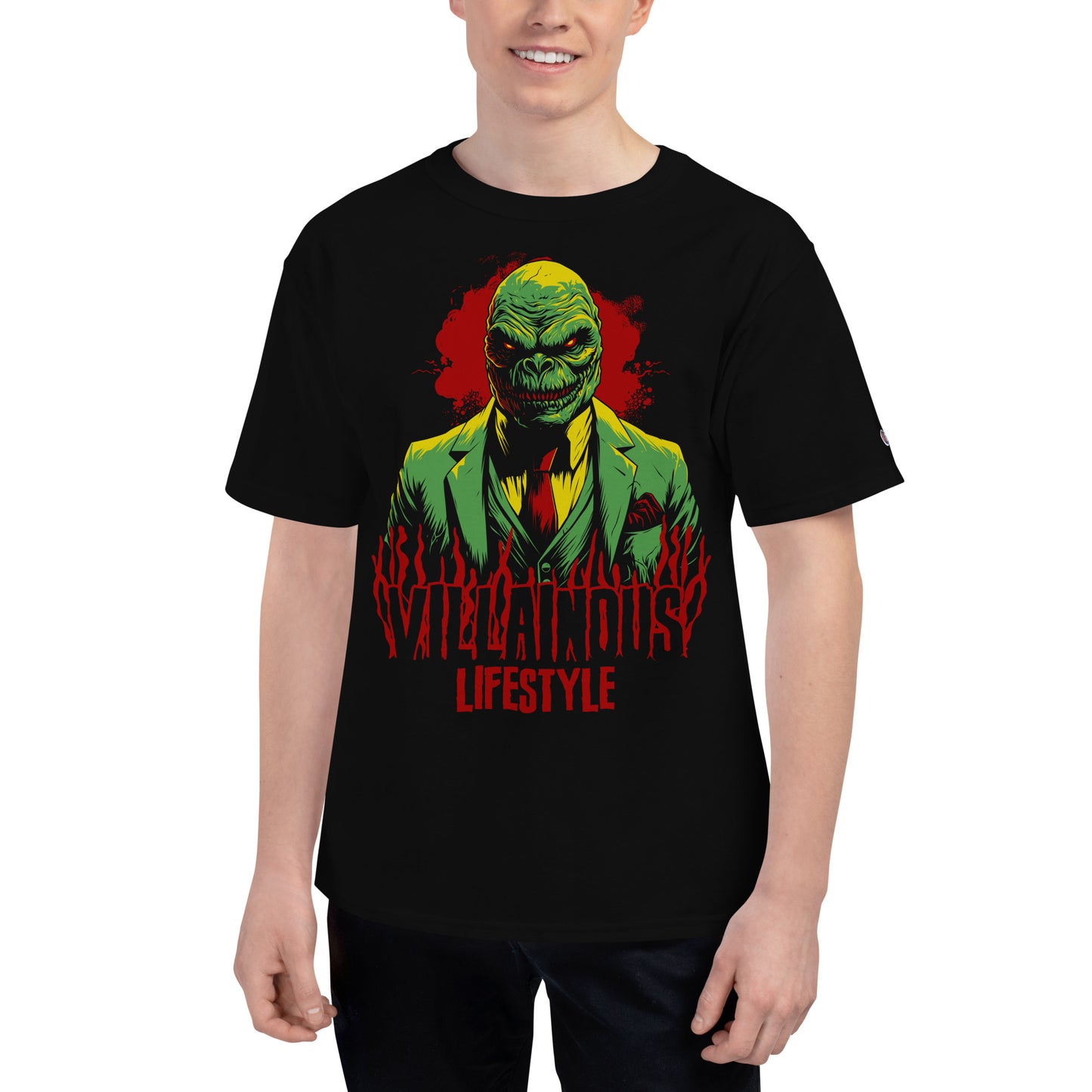 Villainous Lifestyle Gangster Creature Men's Champion Relaxed Fit T-shirt